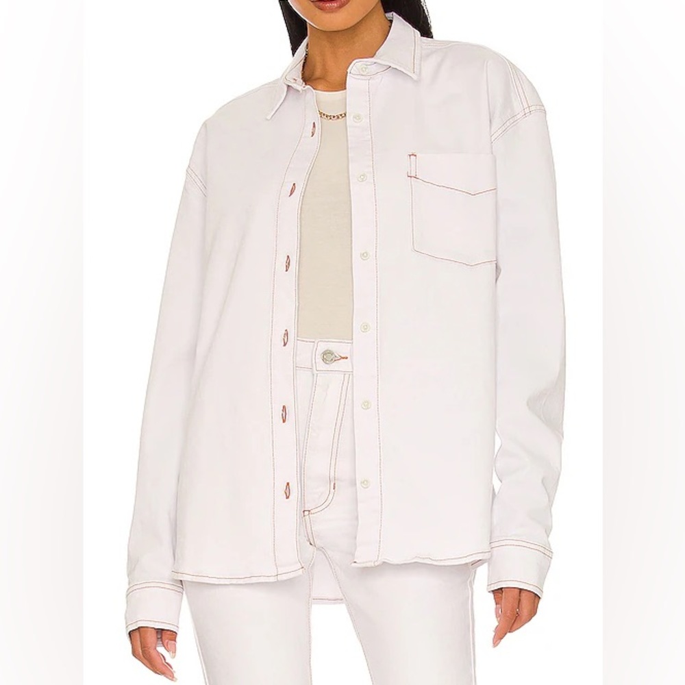 WeWoreWhat Boyfriend shirt in Classic White